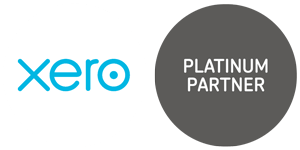 Xero online accounting platinum partners logos