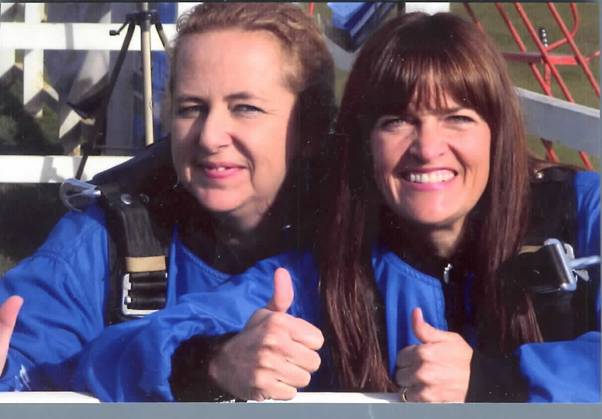 Skydiving staff raise over £1200 for St Peter’s Hospice